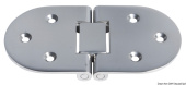 Osculati 38.460.75 - Hinge 180° Rotation with Bores 140x70 mm