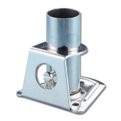 Trem AISI 316 Stainless Steel 90° Stanchion Base for Ø25 mm Tube