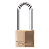 Master Lock Long Shackle Solid Brass 40mm Padlock 4-Pin