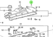 Nanni Diesel 970312004 - Cylinder Head Assembly Nut for T4.155 and 4.380TDI Engines