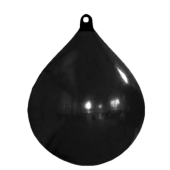 Allpa Solid Head Buoy, Ø350, L=480mm, Black With Black Head (Size 1)