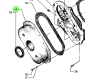 Bukh 000E0974 - Front Cover for DV20, DV24RME, DV29RME and DV32 Engines