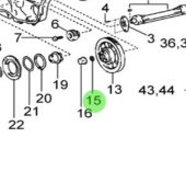 Nanni Diesel 970312117 - O Ring for Crankshaft, Piston and Camshaft Assemblies