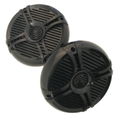 Allpa Waterproof Speaker Set, 200w, Ø165mm, Black (Set Of 2)