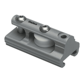 Barton 25221 – Track End Fitting with Bracket for 25mm T Track, Ø35mm Sheave, Max Rope 8mm