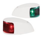 Hella Set Star Board/Port Navigation Lights, 2nm, Naviled Ip67, White Housing