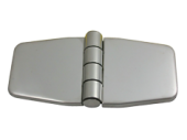 Allpa Stainless Steel Recessed Covered Hinge, 76,2x37x2mm