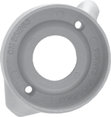 Zinc Anode Volvo Penta Saildrive, Ring Mounting 2 Holes For S-120 (OEM 851983)