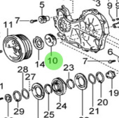 Nanni Diesel 970312112 - Crankshaft Timing Gear for T4 Series Engines