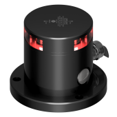 Lopolight 200-014G2-PRO-I-180 - Navigation Light 2NM 180° Red, Black Anodized