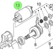 Nanni Diesel 970310981 - Magnetic Switch Holder for Starter Assembly