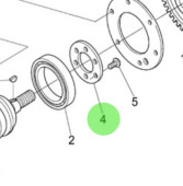 Nanni Diesel 970314826 - Thrust Stop for Injection Pump Camshaft