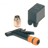 Johnson Pump 09-46553 - Wash Down Kit For Impeller Pump F4B-19, Incl. Pressure Switch, Check Valve & Trigger Nozzle