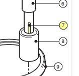 Lewmar 15003287 - Key 40-56EST MK11 Gear B