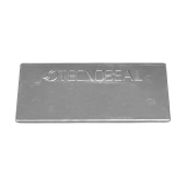 Tecnoseal Zinc Hull Anode Plain Rectangular Plates Without Holes