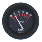 Veethree 62156E - Amega Domed Oil Pressure Meter 10 Bar (VDO)