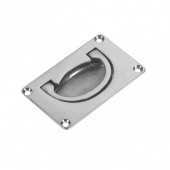 Foresti & Suardi Lift Rings in Various Sizes 80x49 mm Chrome