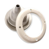 Nuova Rade Cable Entry White Screwed Ring Ø105mm Hole Size 55mm