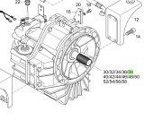 Steyr 2178651-9 - ZF 63 A Gearbox Assembly Ratio 2.70 Painted for Steyr Engine Applications