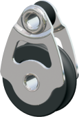 Antal 00309 - Stainless Steel 316 Mini Block Series 34x6, Ball Bearing, Webbing Block