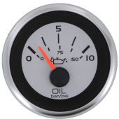 Veethree 67578SSFE - Argent Pro Oil Pressure Meter 0-10 Bar (VDO)
