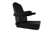 Pörtner Helm Seat Budget BA Black Without Headrest