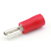 Female Spade Terminal Connector - Red, 2.8 x 0.5 mm, 100 pcs.