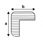 Teak L Corner Moulding