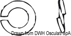 Osculati A2 AISI 304 Stainless Steel Grower Split Spring Lock Washers DIN 127 / UNI 1751, M4–M12