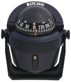Ritchie Compass 'Explorer B-51', 12v, Bracket Mount Compass, Dial Ø69,9mm/5°, Black