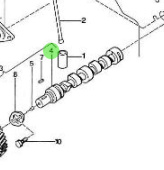 Nanni Diesel 970511140 - Camshaft for 4.110HE Engines