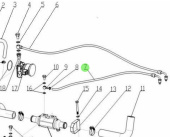 Nanni Diesel 48300382 - Flexible Pipe for Fuel and Oil Cooler Systems