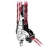 Harken 386 - 3.00" Double Fiddle Hexaratchet® Block Swivel, Becket, Cam Cleat, Cross Block