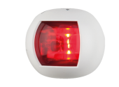 Allpa Navigation Light Red, 112.5°, LED 12-24v, White Housing - Rina