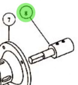 Jabsco 28227-0001 - Shaft Extension