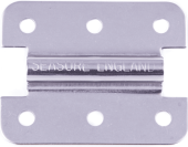SeaSure 25.48 Mounting Plate for 50 mm Sliding Bar Buckles, 316 Stainless Steel, 10 pcs