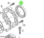 Nanni Diesel 970315607 - Crankshaft Lip Seal for N3.21 Standard Engines
