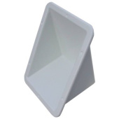 Recessed Case For Fuel/Water Deck Filler For Boat 180x135x75mm - White