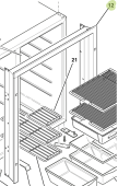 Isotherm SGB00104AA - 3-Side Flush Mounting Fixing Frame for Cruise CR200 Inox Fridge/Freezer