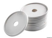 Osculati 41.412.38 - White Polyethylene Underplate (10 pcs.)