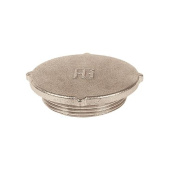Guidi KIT1158 Water Strainer Cover with Neoprene O-Ring, Nickel-Plated Brass, BSPP, 3/8"–1"