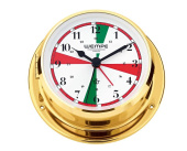 Wempe CW070001 - Skiff Ships Radio-Room Clock With Alarm Brass 110 mm