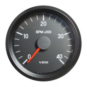 VDO 333-045-002G - Cockpit International Tachometer 4.000 RPM 80mm 24V