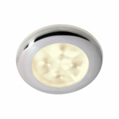 Hella Marine 2JA 959 596-151 - LED Downlight Rakino 24v Warm White Spread - Polished 316 S/s Rim