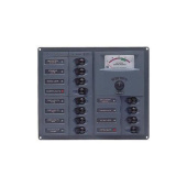 BEP Marine 902-DCSM - DC Circuit Breaker Panel with Digital Meter, 12 Loads