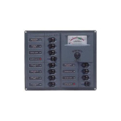 BEP 902-DCSM - DC Circuit Breaker Panel with Digital Meter, 12 Loads