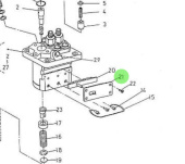 Nanni Diesel 970307867 - Plate for Injection and Feed Pumps