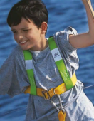 Plastimo 31549 - Adjustable Harness 2, Harness With Single Tether + 2 Snap Hooks. Child Size