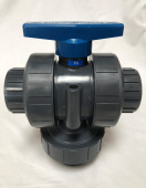 Parker 14018121RH 3-Way 180° 1-1/2" Slip Ball Valve