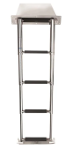Vetus SLT4CA - Telescopic, Cassette, Stainless Steel Ladder, AISI 316 Steel, 4 Steps